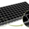 Almaciguera 105 alvéolos de plástico negra
