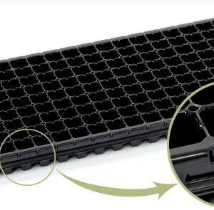 Almaciguera 162 alvéolos de plástico negra