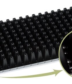 Almaciguera 406 alvéolos de plástico negra