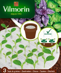 Semillas Vilmorin Albahaca en Discos de Germinación (Fácil siembra)