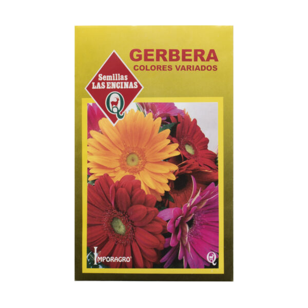 Semillas de Gerbera Colores Variados Las Encinas