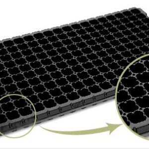 Almaciguera 406 alvéolos de plástico negra