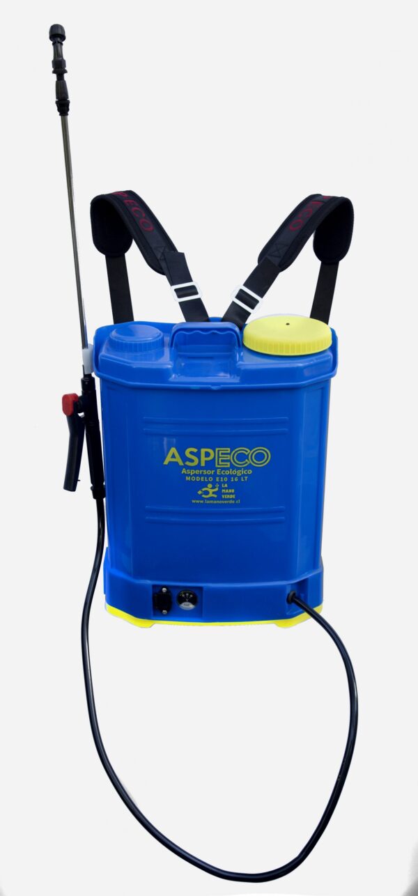 Oferta!! Pack Sanitizador Pulverizador ASPECO E10 16 LT + Mist Blower F8