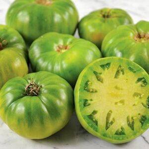 Tomate Antiguo N°10- Herencia: Green Giant Semilla Orgánica 10 un.