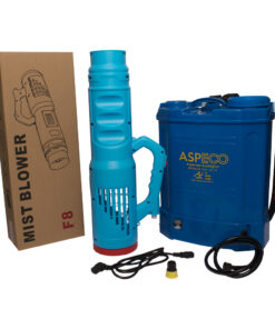 Oferta!! Pack Sanitizador Pulverizador ASPECO E10 16 LT + Mist Blower F8