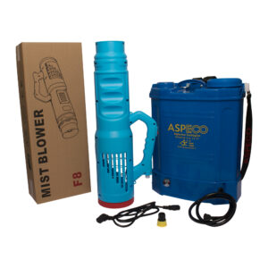 Oferta!! Pack Sanitizador Pulverizador ASPECO E10 16 LT + Mist Blower F8