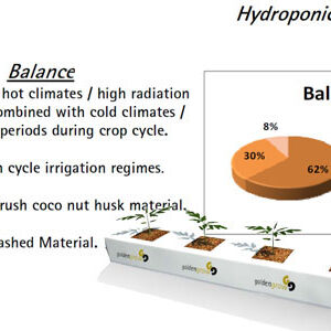 Slab hidropónico Fibra de Coco Projar Goldengrow Balance