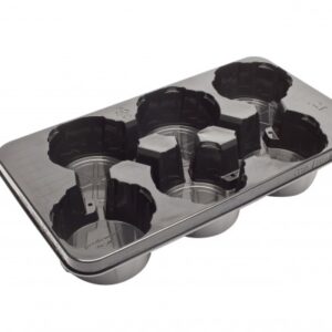 Bandeja Teku con 6 macetas 1,5 litros c/u