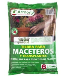 Tierra para maceteros 6 lts