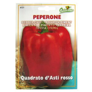 Sobre Semillas Ortovivo Pimenton Quadrato Rojo