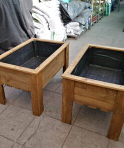 Mesa de Cultivo de madera impregnada 100x60x65 estandar