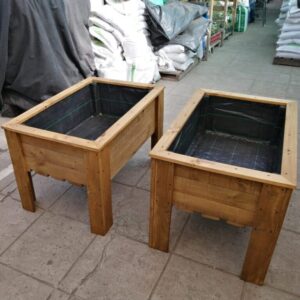 Mesa de Cultivo de madera impregnada 100x60x65 estandar