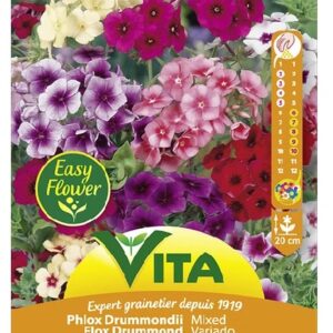 Sobre Semillas Vilmorin Flores Phlox Drummond Variado Vita