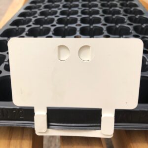 Letrero para almaciguera blanco SL75