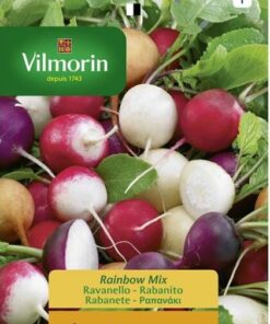 Sobre Semillas Vilmorin Rabanito Rainbow mix -Colores variados
