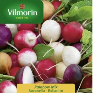 Sobre Semillas Vilmorin Rabanito Rainbow mix -Colores variados