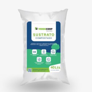 Sustrato compostado (tierra de hojas) saco 40 lts