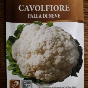 Sobre Semillas Ortovivo Coliflor Bola de Nieve Hortus